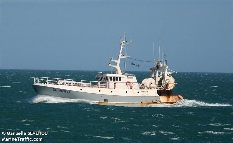 fv yannick (Fishing Vessel) - IMO 8676386, MMSI 227533000, Call Sign FHFP under the flag of France