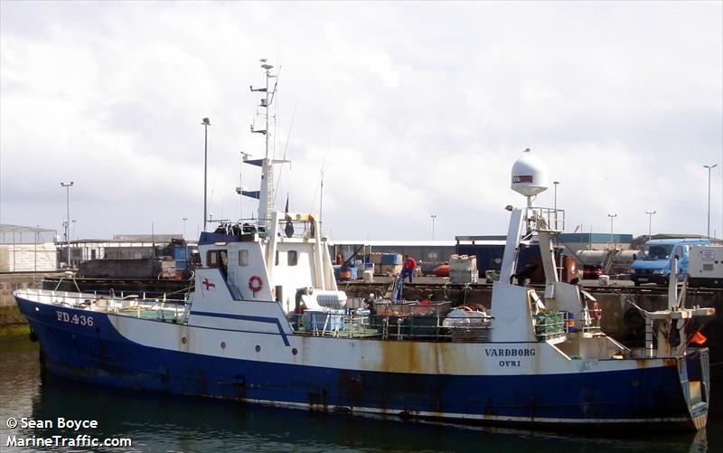 vardborg (Fishing Vessel) - IMO 5417210, MMSI 231021000, Call Sign XPPI under the flag of Faeroe Islands