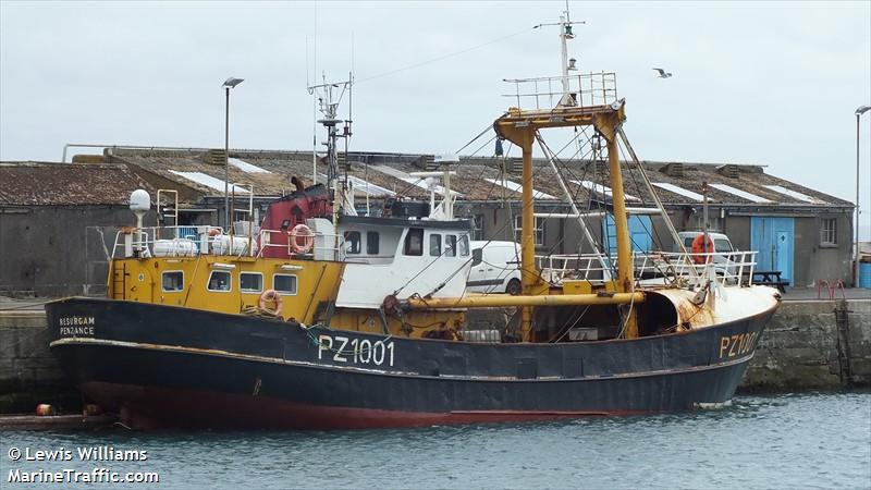 fv resurgam pz 1001 (Fishing vessel) - IMO , MMSI 232005700, Call Sign GYED under the flag of United Kingdom (UK)