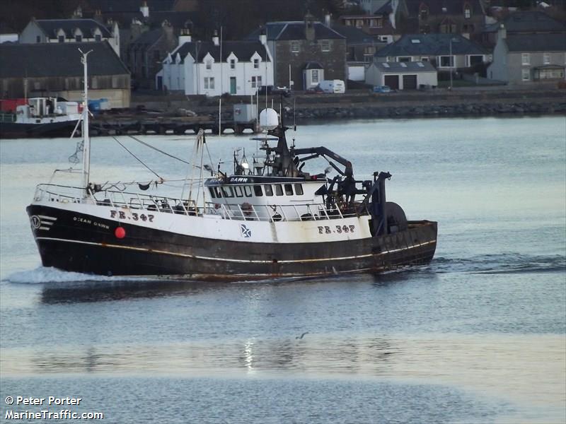 gv.ocean dawn (Fishing Vessel) - IMO 8618009, MMSI 235006956, Call Sign MQFJ6 under the flag of United Kingdom (UK)