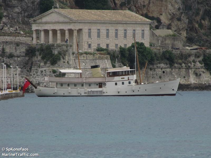 blue bird of 1938 (Yacht) - IMO 8993320, MMSI 235054628, Call Sign MENX6 under the flag of United Kingdom (UK)