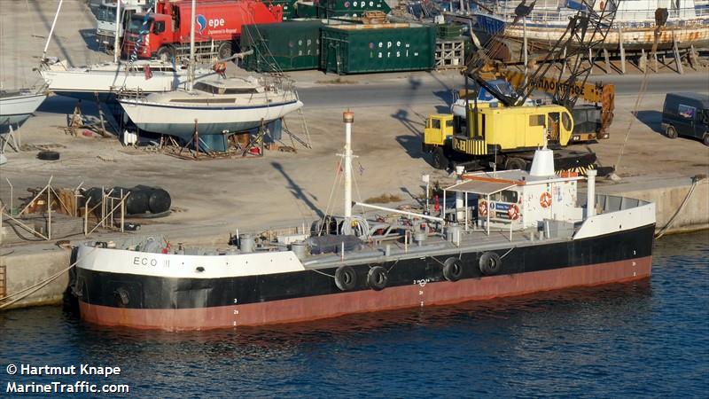 eco iii (Tanker) - IMO , MMSI 239896600, Call Sign SVA6547 under the flag of Greece