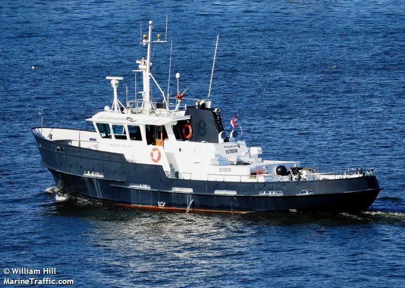 robert william (Pleasure craft) - IMO , MMSI 244013194, Call Sign PF5348 under the flag of Netherlands