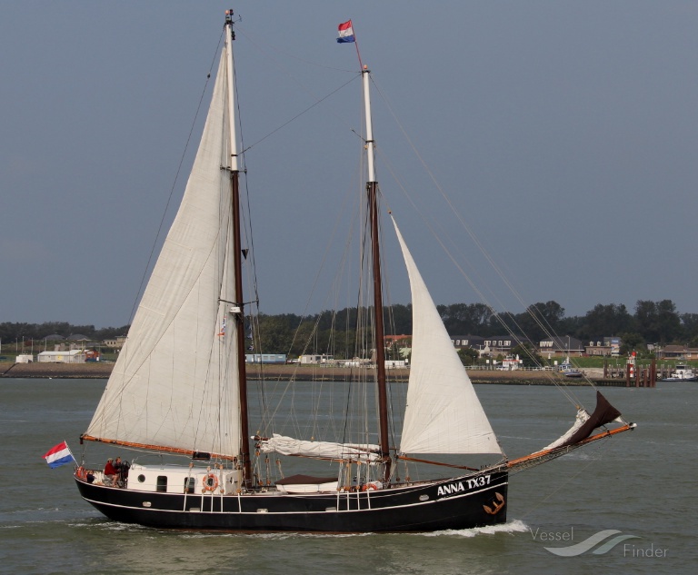 anna tx37 (Sailing vessel) - IMO , MMSI 244650533, Call Sign PB3751 under the flag of Netherlands