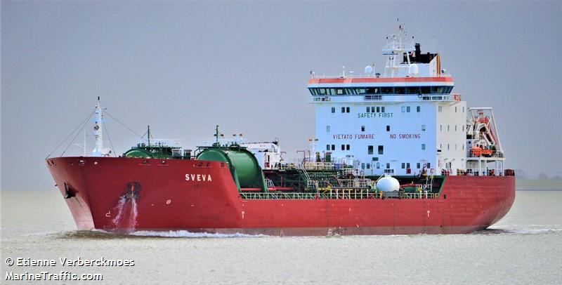 sveva (Chemical/Oil Products Tanker) - IMO 9156539, MMSI 247359000, Call Sign IBEU under the flag of Italy