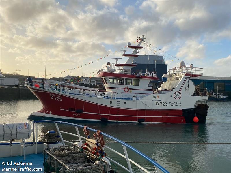 mary paul (Fishing Vessel) - IMO 9887580, MMSI 250006079, Call Sign EI-XK-2 under the flag of Ireland