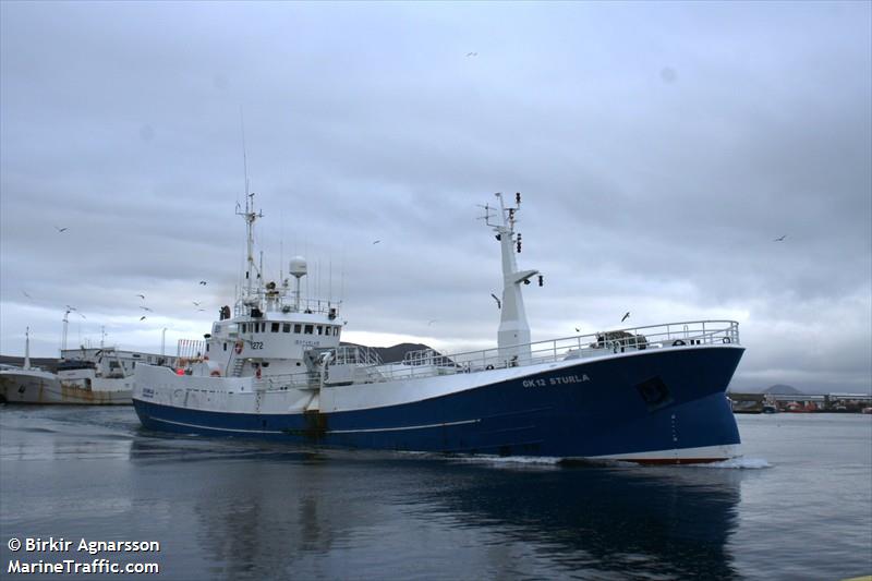 sturla (Fishing Vessel) - IMO 6721216, MMSI 251164000, Call Sign TFBO under the flag of Iceland