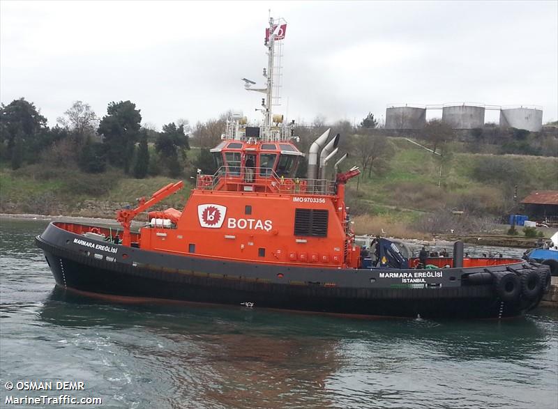 marmara ereglisi (Tug) - IMO 9703356, MMSI 271043836, Call Sign TCA3146 under the flag of Turkey