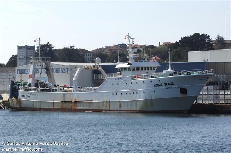 novaya zemlya (Fishing Vessel) - IMO 9249922, MMSI 273312370, Call Sign UBPF under the flag of Russia