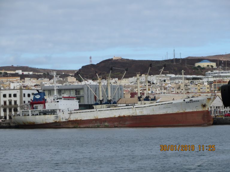 rangiroa (Fish Carrier) - IMO 8210259, MMSI 312599000, Call Sign V3ZI6 under the flag of Belize