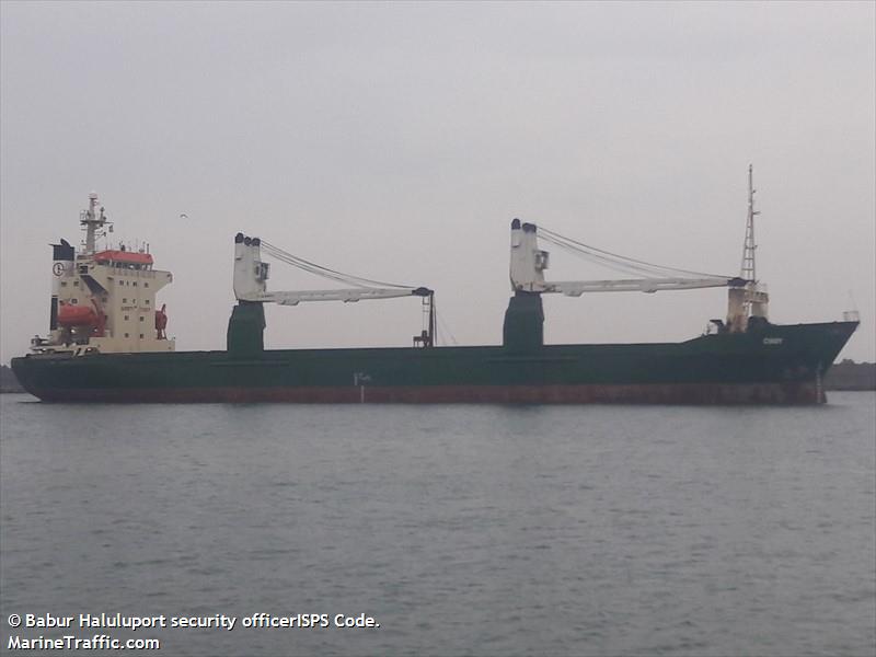 cindy (General Cargo Ship) - IMO 9004499, MMSI 312849000, Call Sign V3TK3 under the flag of Belize