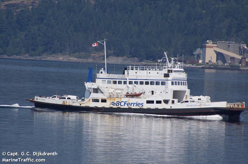 north island princes (Passenger/Ro-Ro Cargo Ship) - IMO 8873788, MMSI 316001242, Call Sign VDBD under the flag of Canada