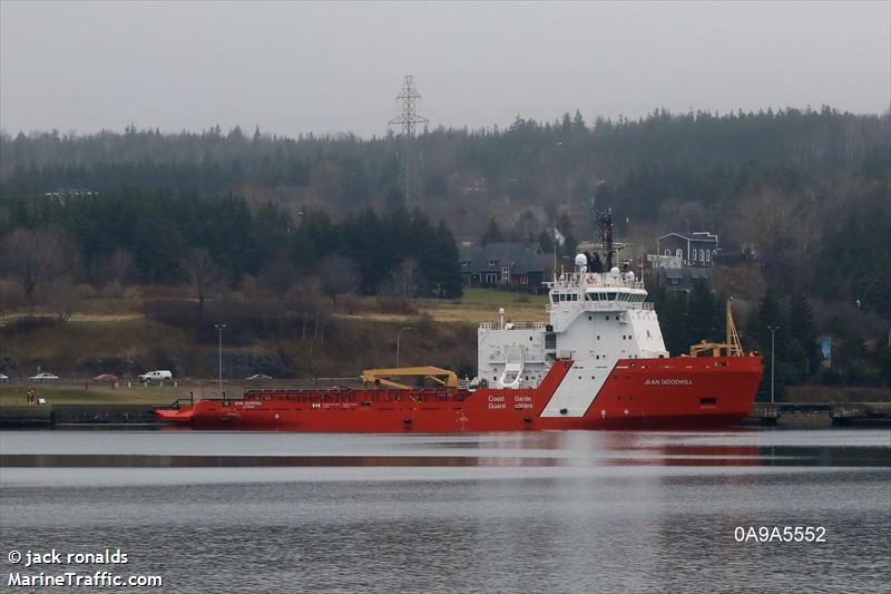 ccgs jean goodwill (Offshore Tug/Supply Ship) - IMO 9199634, MMSI 316003809, Call Sign VEBN under the flag of Canada
