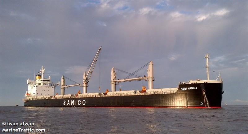 medi manila (Bulk Carrier) - IMO 9660607, MMSI 353664000, Call Sign 3FEI5 under the flag of Panama