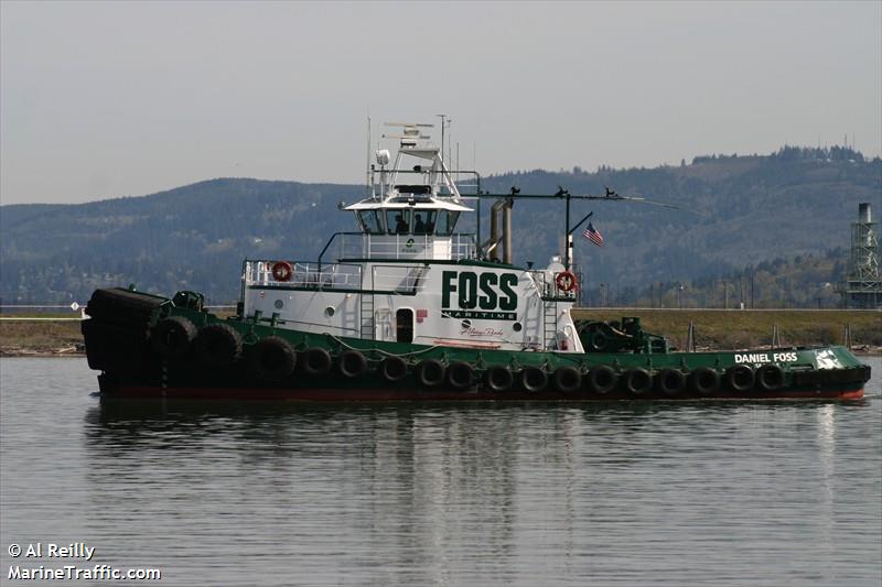 daniel foss (Tug) - IMO 7638454, MMSI 366934280, Call Sign WTS3171 under the flag of United States (USA)
