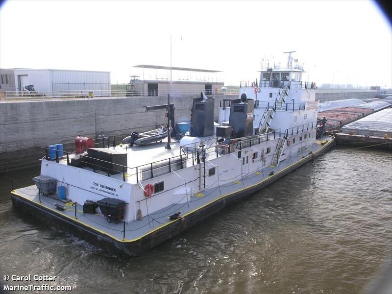 tom behringer (Tug) - IMO , MMSI 367140820, Call Sign WDD4149 under the flag of United States (USA)