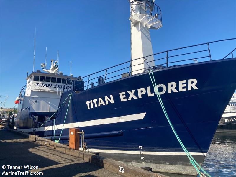 titan explorer (Fishing Vessel) - IMO 8016524, MMSI 367175340, Call Sign WDK8234 under the flag of United States (USA)
