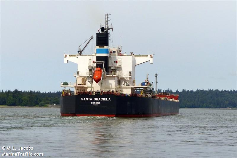 santa graciela (Bulk Carrier) - IMO 9518103, MMSI 373500000, Call Sign 3EVL7 under the flag of Panama