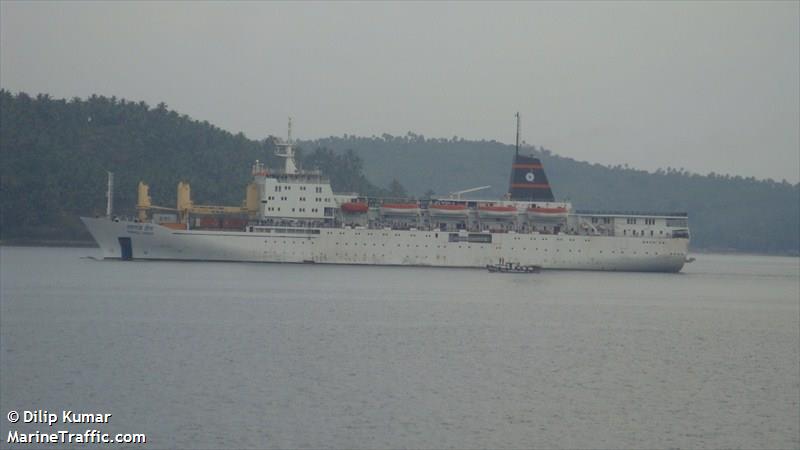 m.v. swaraj dweep (Passenger/General Cargo Ship) - IMO 9101168, MMSI 419351000, Call Sign VTZJ under the flag of India