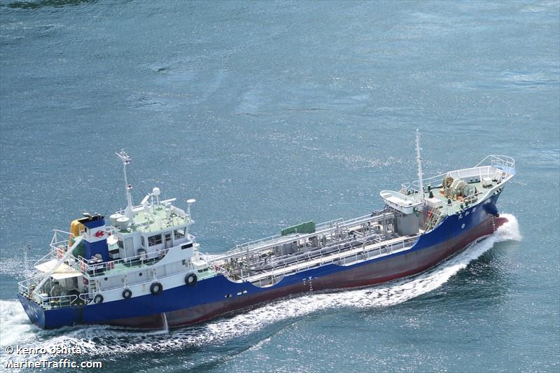 kaiwa maru (Chemical Tanker) - IMO 9096789, MMSI 431000323, Call Sign JD2471 under the flag of Japan