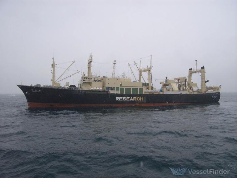 nisshin maru (Fish Factory Ship) - IMO 8705292, MMSI 431683000, Call Sign JJCJ under the flag of Japan