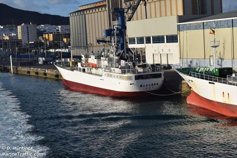 koryo maru no38 (Fishing Vessel) - IMO 8814940, MMSI 432967000, Call Sign JIBC under the flag of Japan