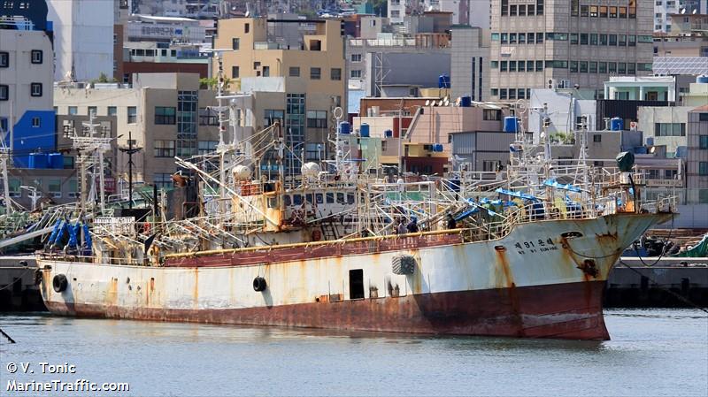 91eunhae (Fishing Vessel) - IMO 7950759, MMSI 440060000, Call Sign DTEL under the flag of Korea