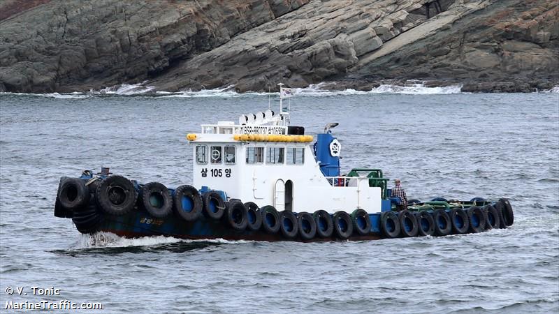 no.105 sam yang (Tug) - IMO , MMSI 440121390, Call Sign 880737 under the flag of Korea