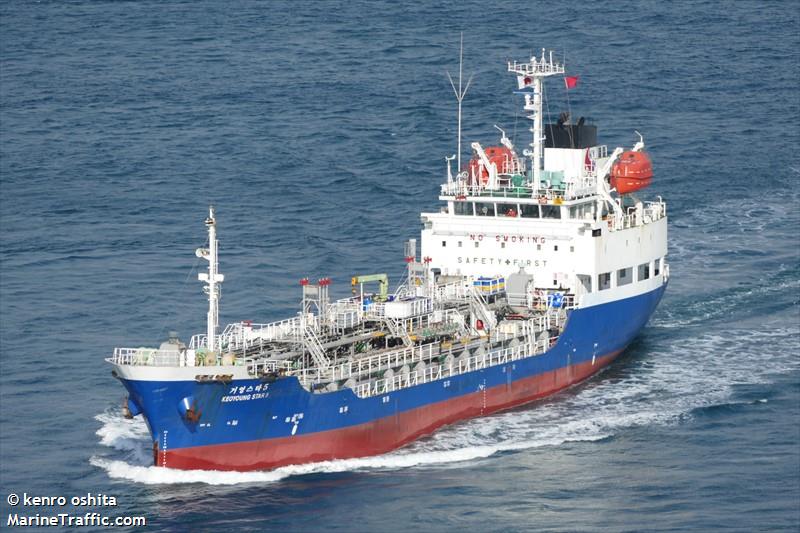 keoyoung star 5 (Chemical/Oil Products Tanker) - IMO 9362798, MMSI 441083000, Call Sign D7KS under the flag of Korea