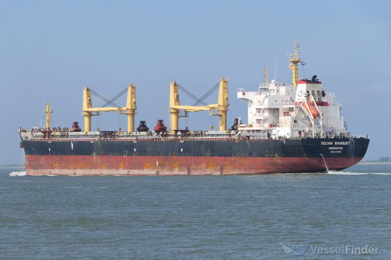 ocean banquet (Bulk Carrier) - IMO 9740108, MMSI 477234300, Call Sign VRQO2 under the flag of Hong Kong