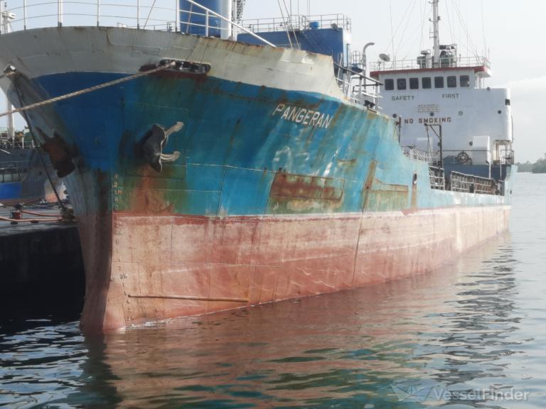 mt.pangeran (Vegetable Oil Tanker) - IMO 7714820, MMSI 525020005, Call Sign YENS under the flag of Indonesia