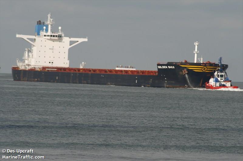 golden shui (Bulk Carrier) - IMO 9437696, MMSI 538003563, Call Sign V7RQ5 under the flag of Marshall Islands