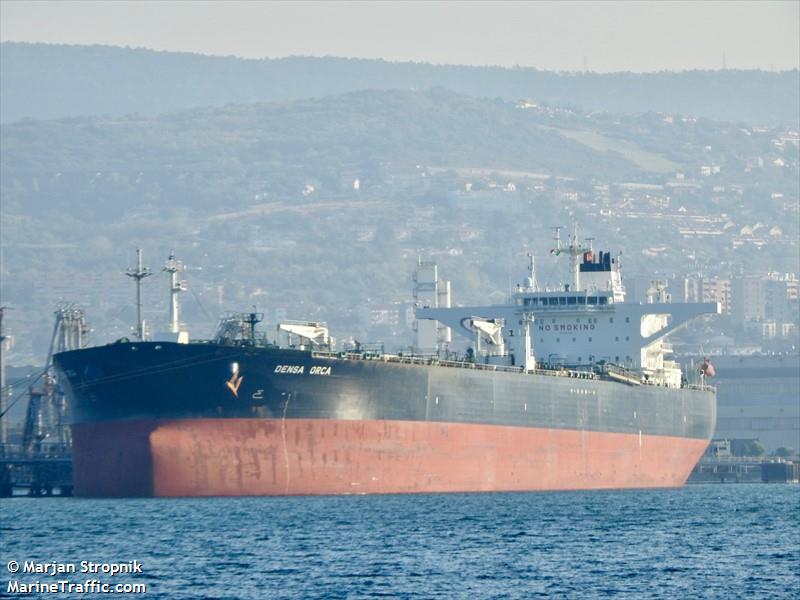 densa orca (Crude Oil Tanker) - IMO 9601235, MMSI 538004594, Call Sign V7XX5 under the flag of Marshall Islands