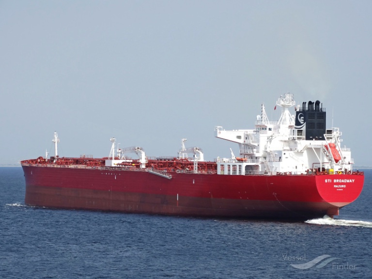 sti broadway (Crude Oil Tanker) - IMO 9690846, MMSI 538005513, Call Sign V7EQ4 under the flag of Marshall Islands
