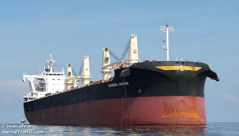 general guisan (Bulk Carrier) - IMO 9888027, MMSI 538008998, Call Sign V7A4178 under the flag of Marshall Islands