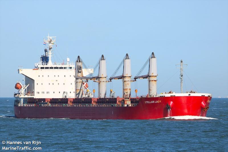 stellar lady (Bulk Carrier) - IMO 9574004, MMSI 538009176, Call Sign V7A4413 under the flag of Marshall Islands