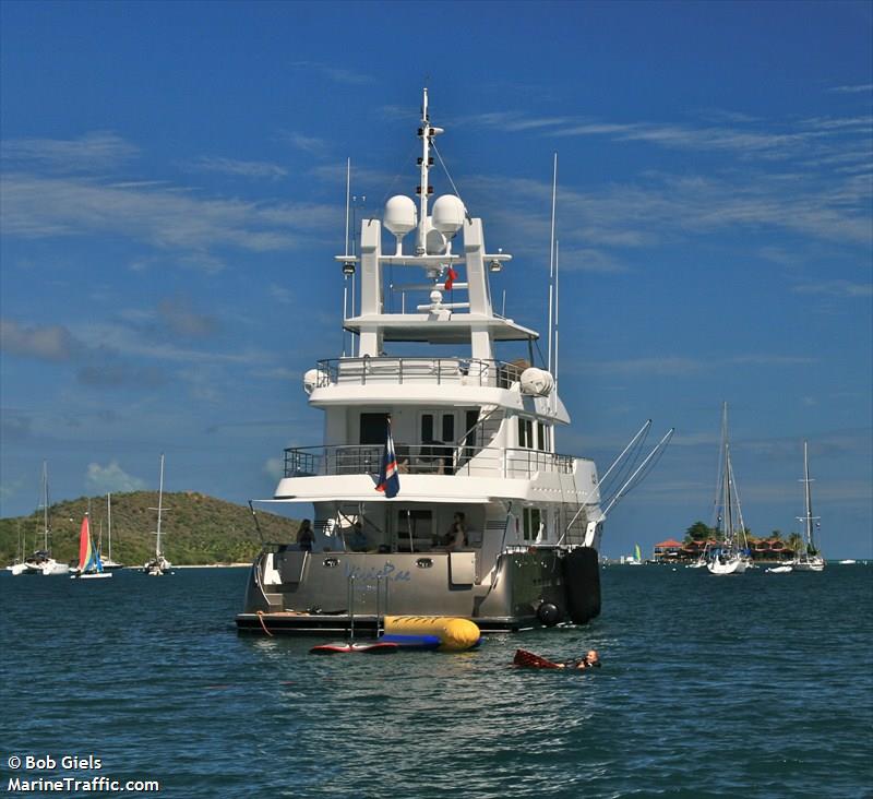 vega (Pleasure craft) - IMO , MMSI 538080057, Call Sign V7NX9 under the flag of Marshall Islands