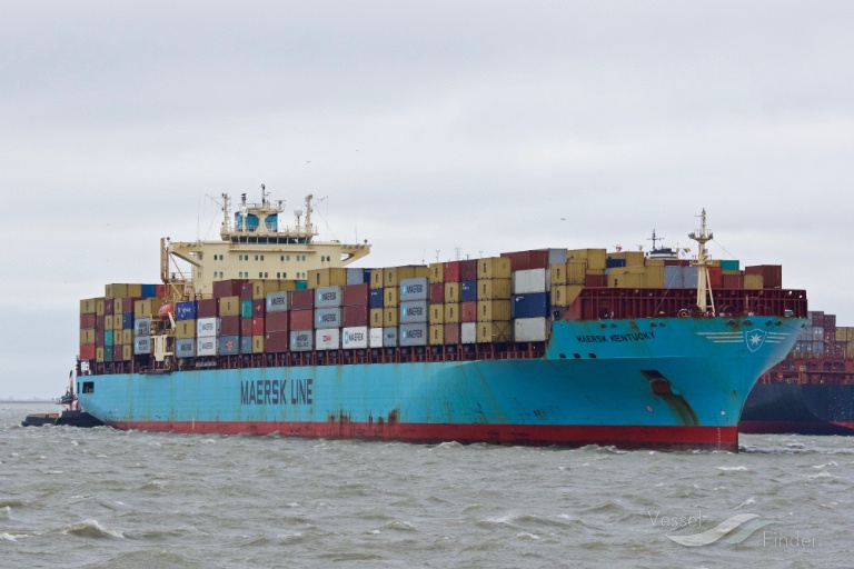 maersk kentucky (Container Ship) - IMO 9193240, MMSI 563073800, Call Sign 9V6172 under the flag of Singapore