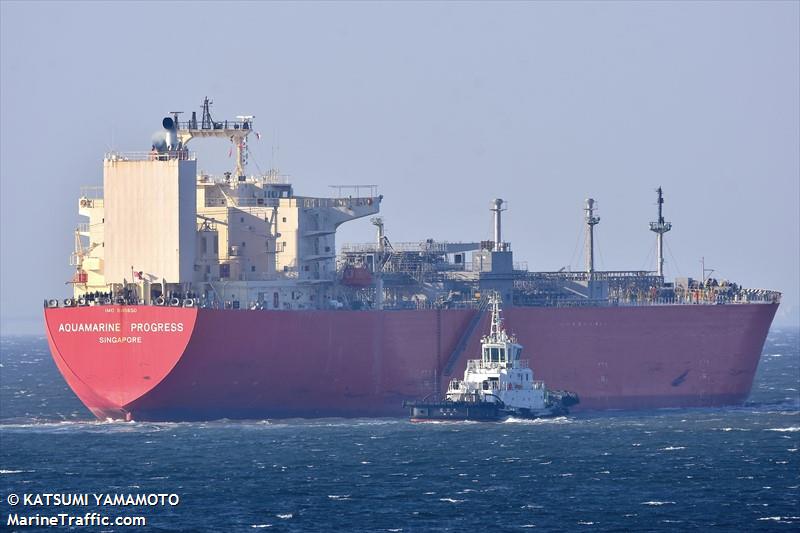 aquamarine progress (LPG Tanker) - IMO 9415650, MMSI 565210000, Call Sign 9V8048 under the flag of Singapore