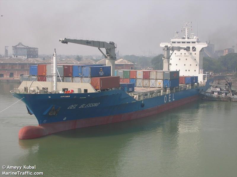 blpl blessing (Container Ship) - IMO 9345922, MMSI 565564000, Call Sign 9VGQ7 under the flag of Singapore