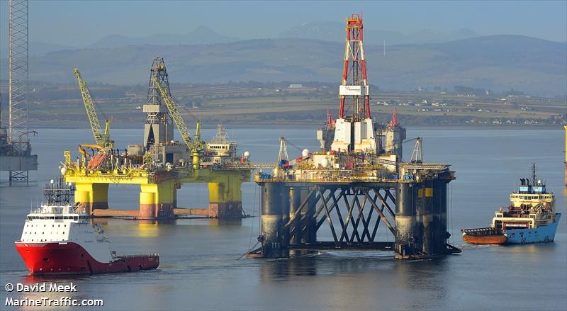 transocean 712 (Platform) - IMO 8755194, MMSI 577181000, Call Sign YJTL5 under the flag of Vanuatu