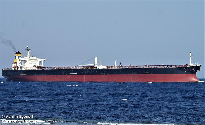 naviga (Crude Oil Tanker) - IMO 9150365, MMSI 636012755, Call Sign A8HQ4 under the flag of Liberia