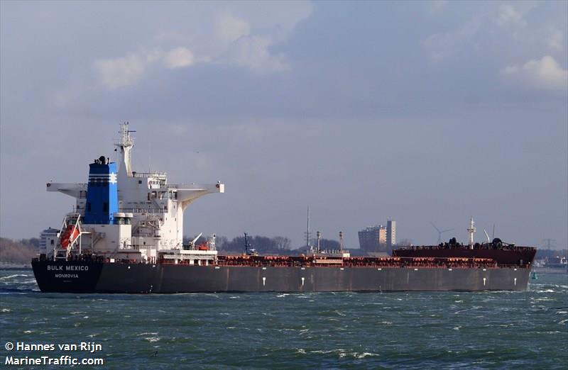 bulk mexico (Bulk Carrier) - IMO 9469003, MMSI 636014624, Call Sign A8VL8 under the flag of Liberia