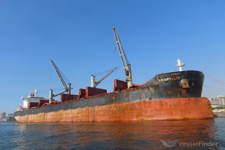 amaryllis (Bulk Carrier) - IMO 9575254, MMSI 636018055, Call Sign D5NY9 under the flag of Liberia