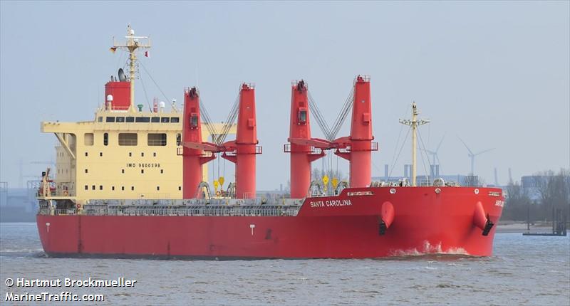 santa carolina (Bulk Carrier) - IMO 9800398, MMSI 636018271, Call Sign D5OY7 under the flag of Liberia