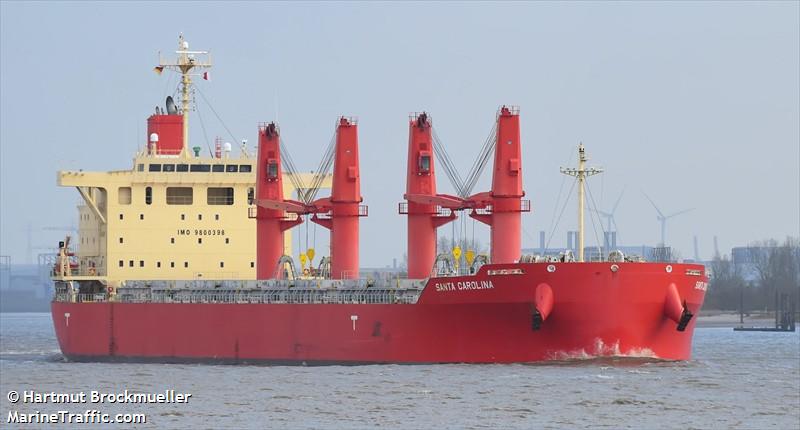 santa carolina (Bulk Carrier) - IMO 9800398, MMSI 636018271, Call Sign D5OY7 under the flag of Liberia