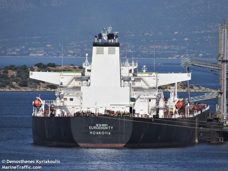 eurodignity (Crude Oil Tanker) - IMO 9283241, MMSI 636018466, Call Sign D5PU6 under the flag of Liberia