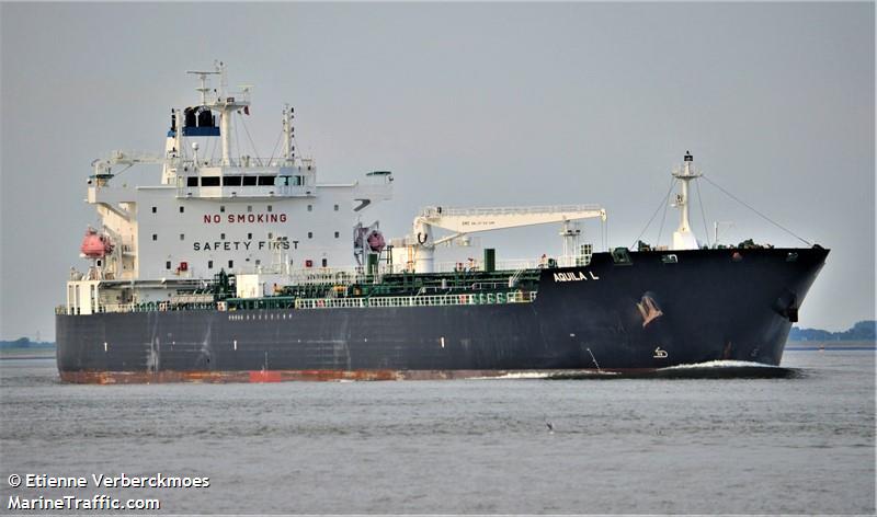 aquila l (Chemical/Oil Products Tanker) - IMO 9829411, MMSI 636018640, Call Sign D5QQ8 under the flag of Liberia