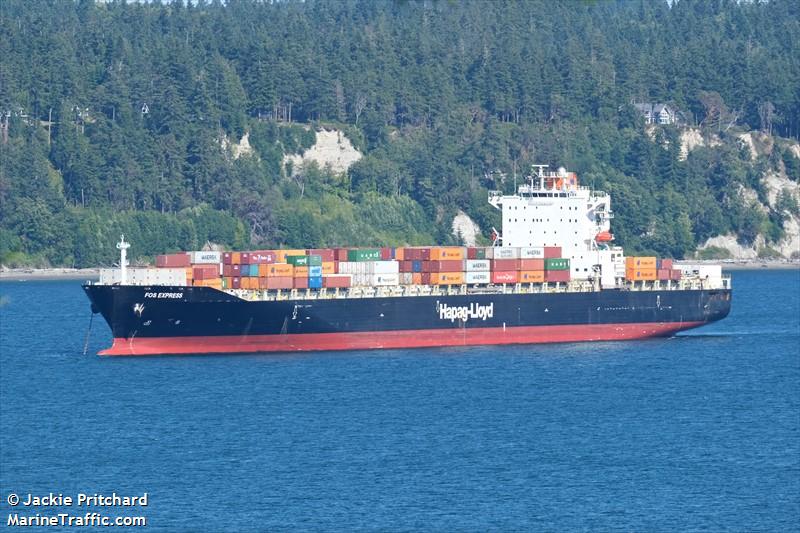 fos express (Container Ship) - IMO 9348699, MMSI 636020258, Call Sign A8PX5 under the flag of Liberia