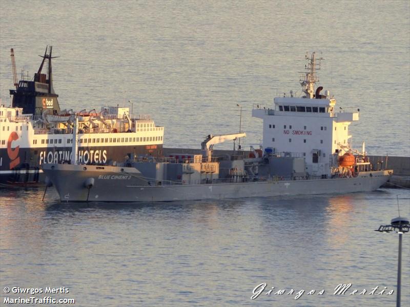 blue ciment 3 (Cement Carrier) - IMO 9577276, MMSI 636020381, Call Sign D5YY6 under the flag of Liberia